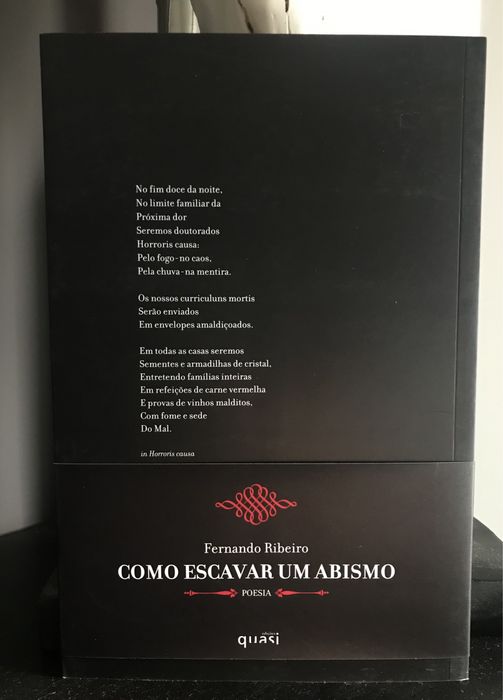 Livros - Fernando Ribeiro / Moonspell (Autografados)