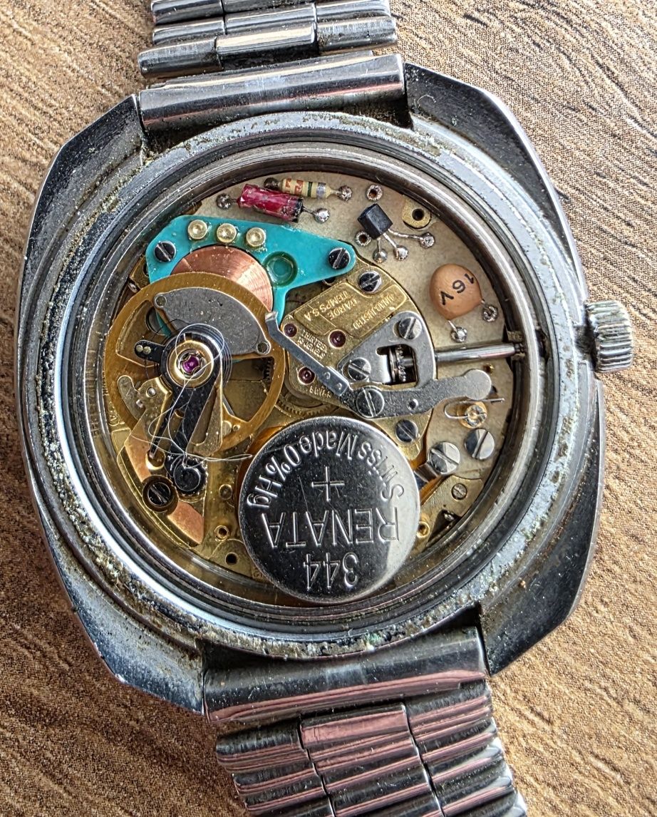 Męski Royce swiss made electronic swissonic elektromechaniczny