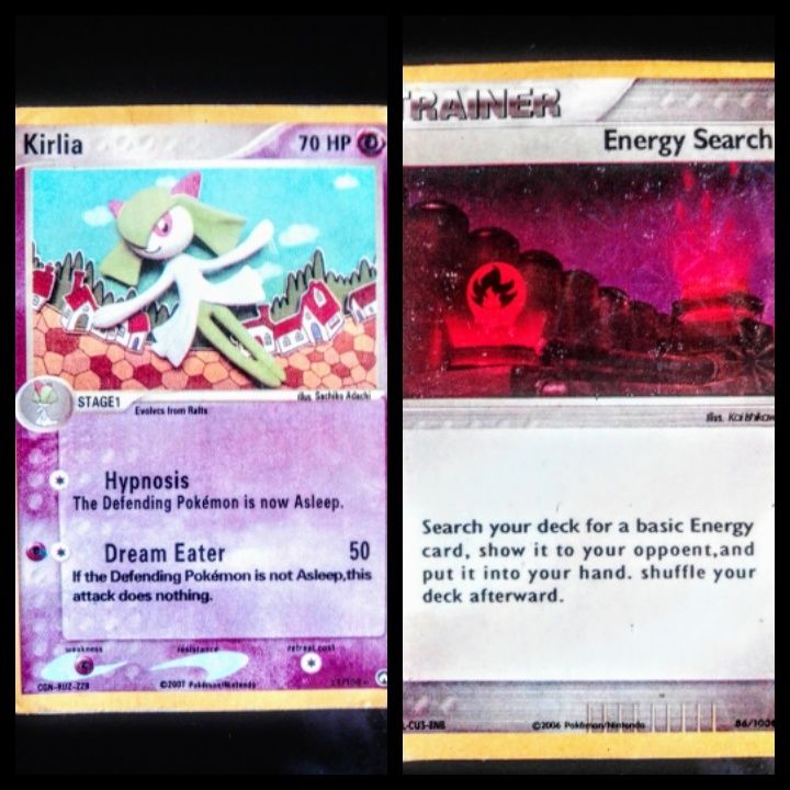 Pokémon cards 2006 e 2007.