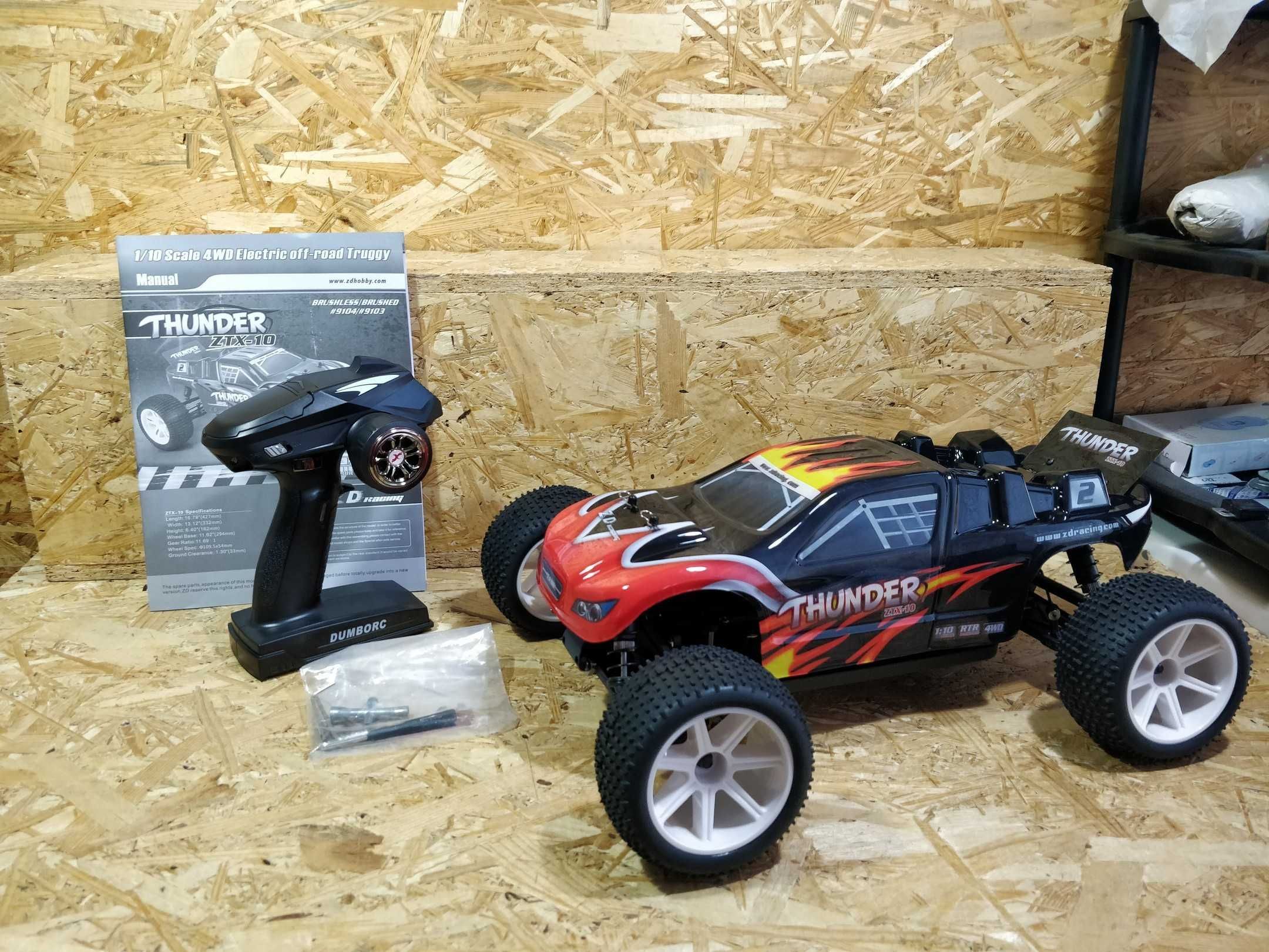 RC машинка ZD Racing Thunder Brushless 2-3S траггі до 65 км/ч НОВА