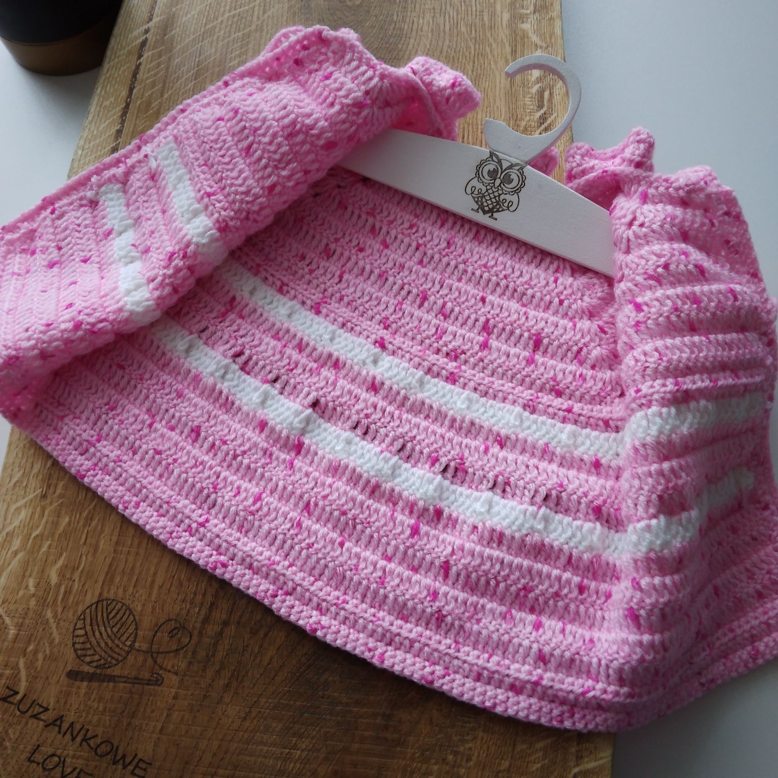 Bezrękawnik kamizelka Handmade 1-2 latka