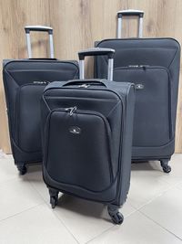Валізи,чемодани,сумки David Jones тканина 4 колеса
