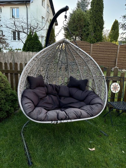Bujak ogrodowy siedzisko dwuosobowe fotel leżak
