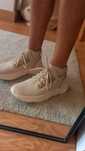 Sneakers Tenis Creme NOVOS