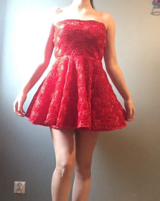 Sukienka czerwona rozm s