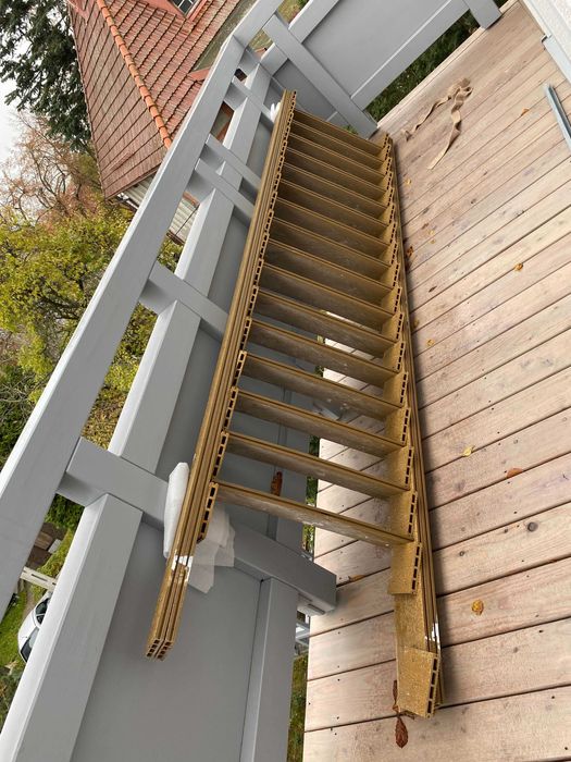 Schody Tymczasowe Budowlane 345x75 GDAŃSK Drabina na Budowę - TANIO