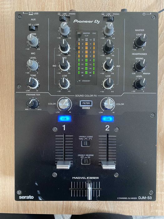 Pioneer DJ DJM S3 – mikser DJ-ski Serato / USB / 2 kanały