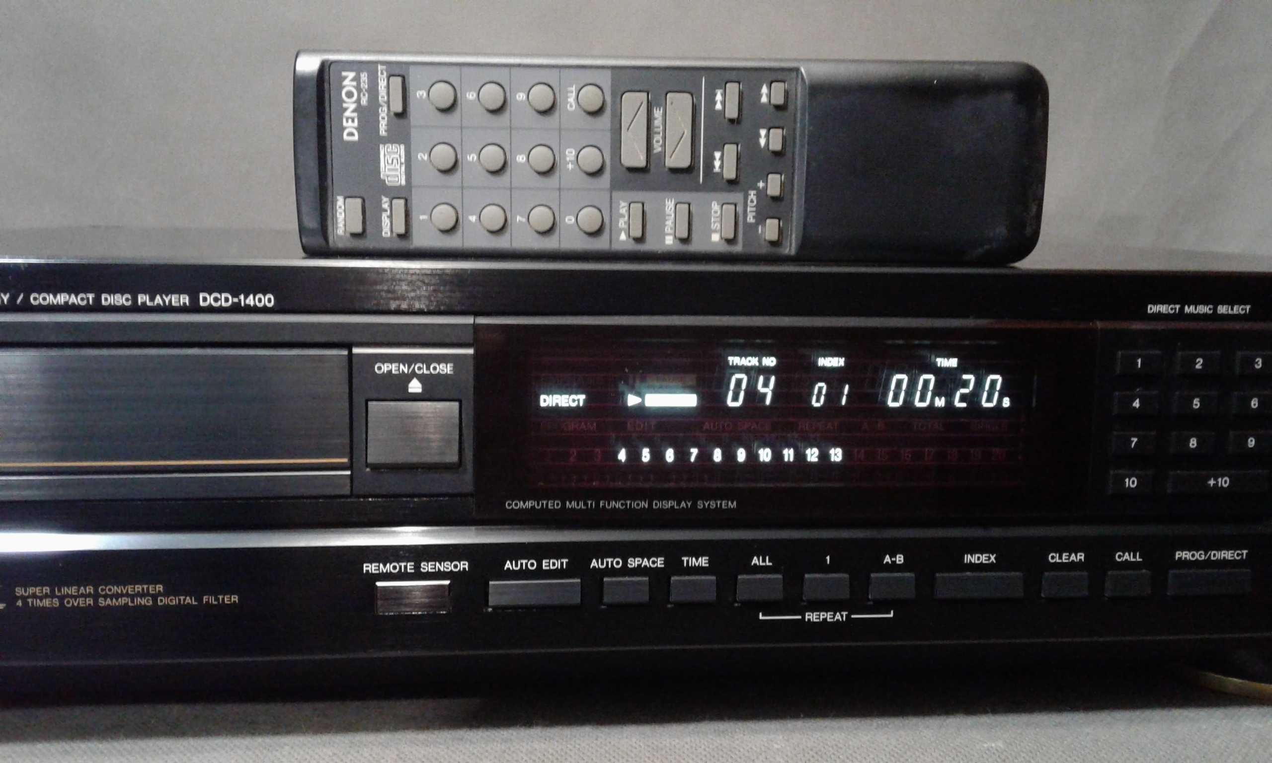 DENON DCD-1400,odtwarzacz cd+pilot