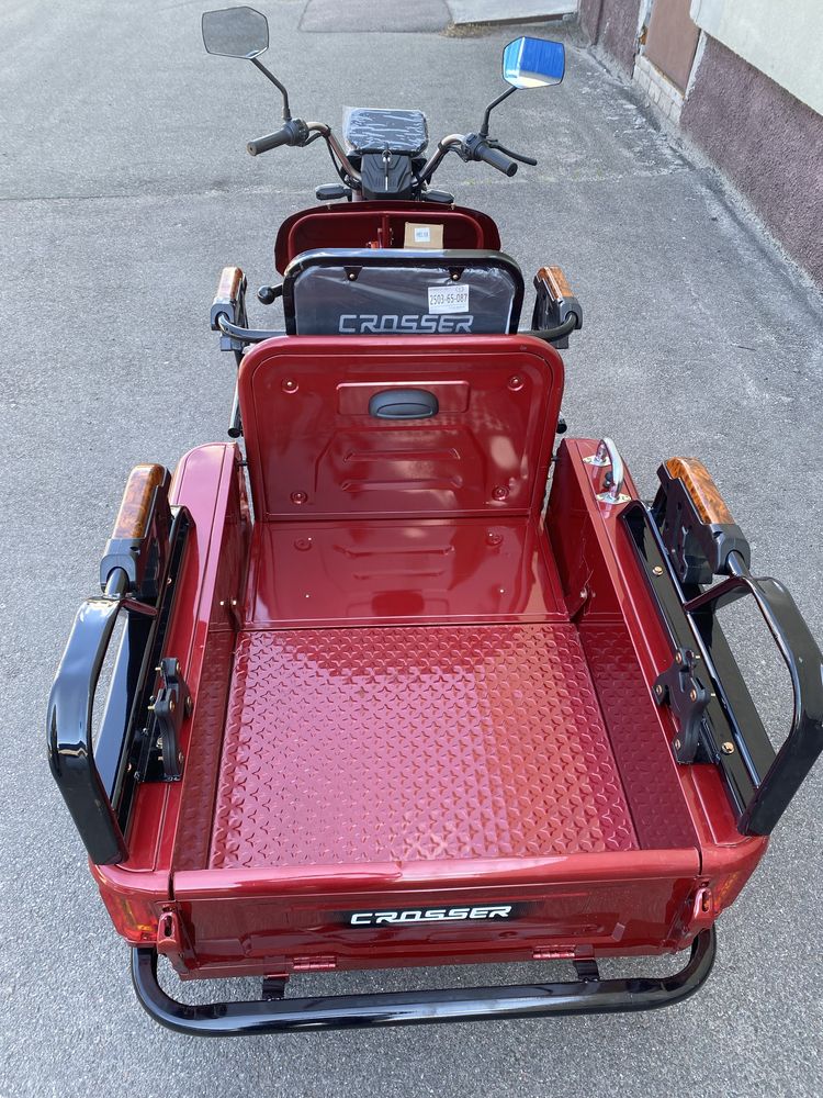 Новинка!!!Трицикл електричний грузовий СROSSER Cargo10 800w