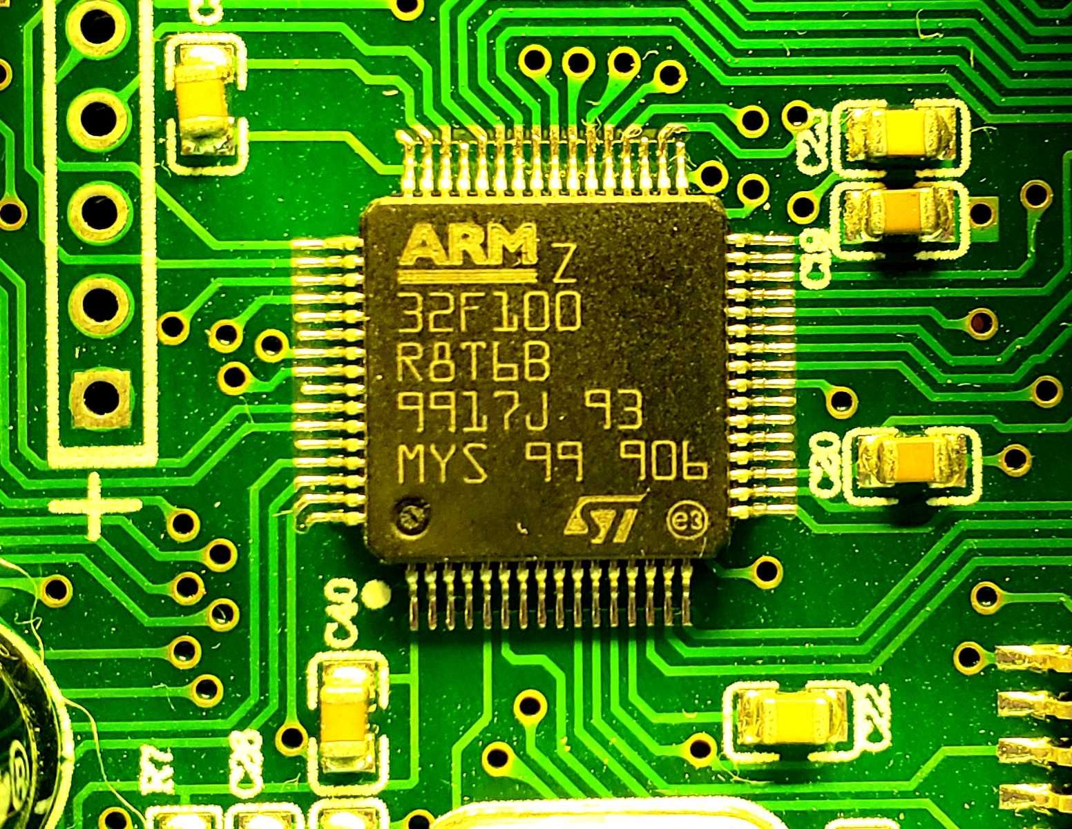 STM32F + платы тачскрин.