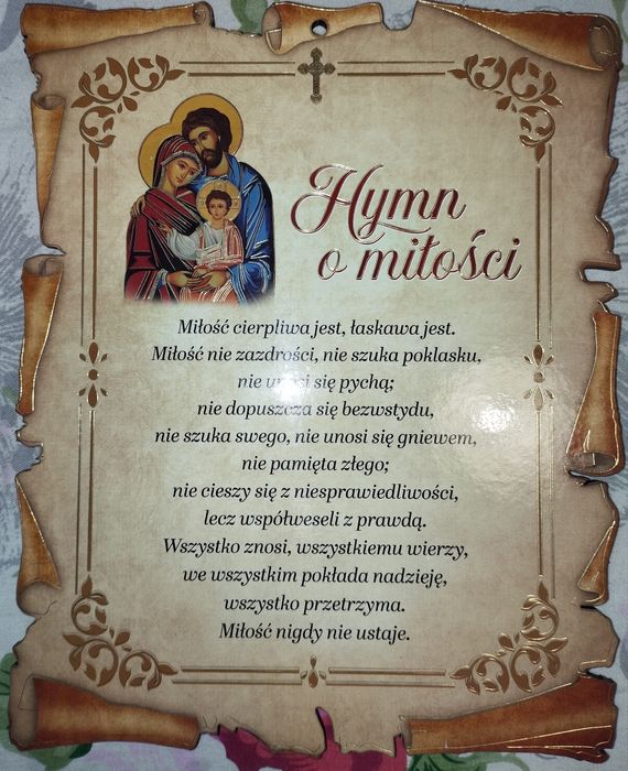 Obraz - Święta Rodzina, hymn do miłości