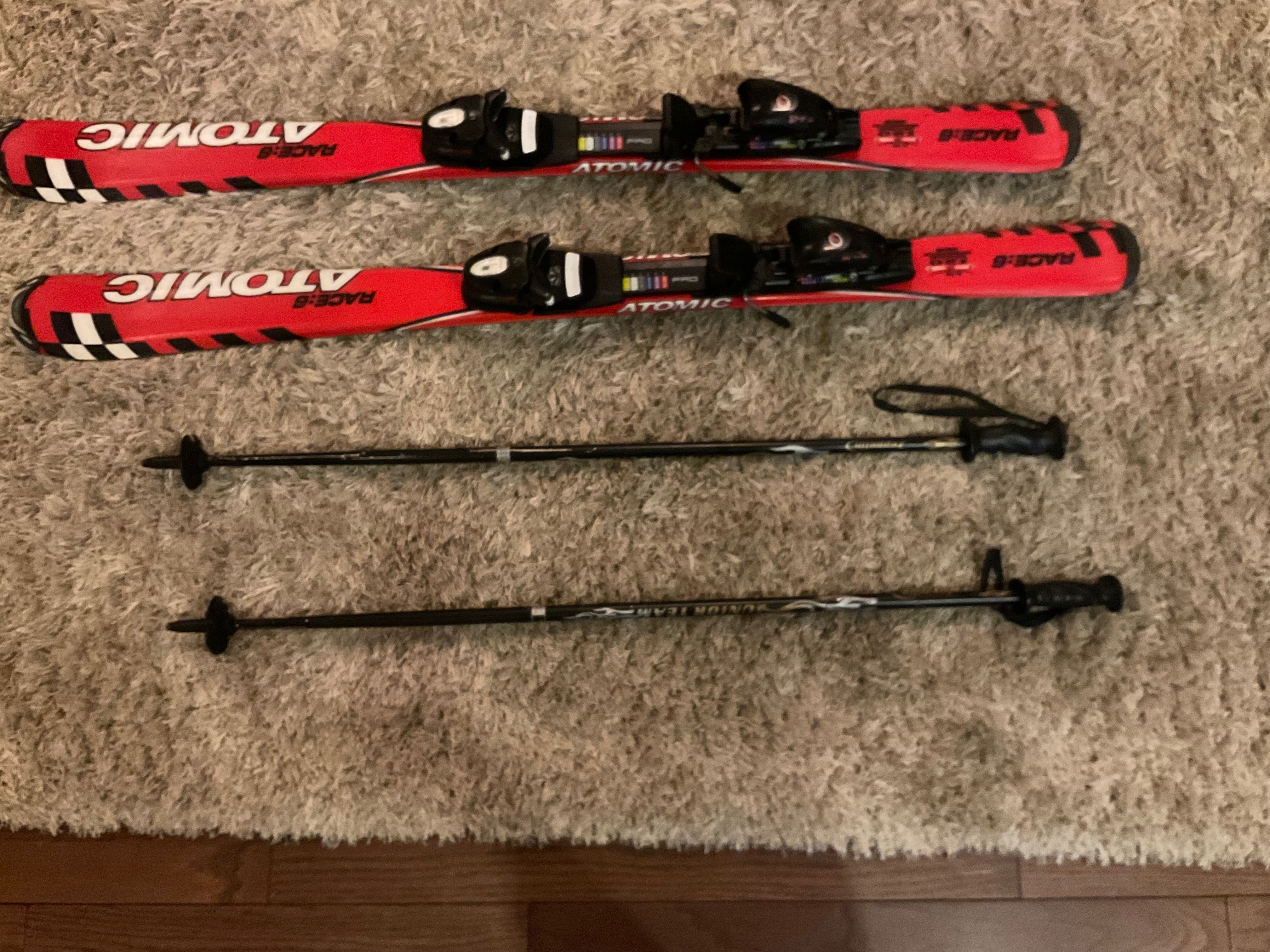 Komplet Narty Atomic RACE: 6-120cm +Buty Nordica GP TJ rozm 23,5 +kije