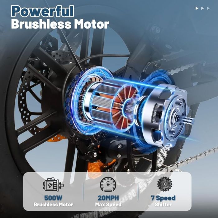 Электровелосипед Cruzzer V8 mini,(500W,36V 10.4Ah)