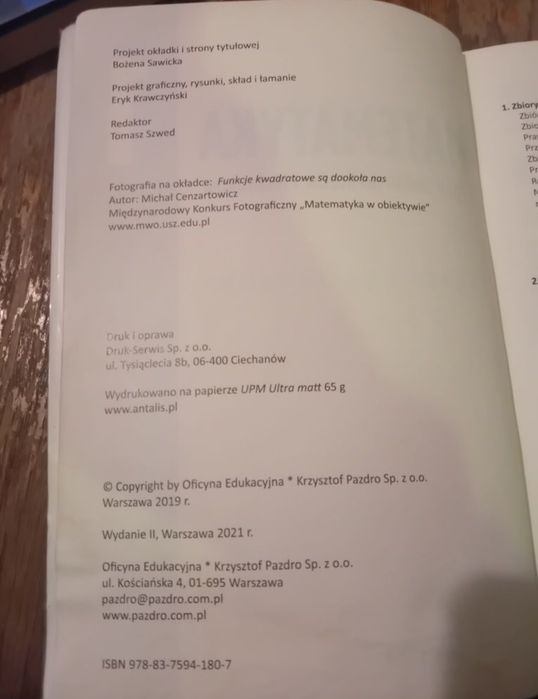 Zbiór zadań matematyka 1 zakres rozszerzony