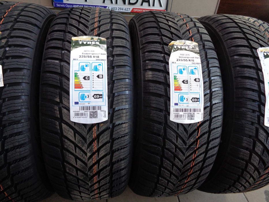 NOKIAN 225/55R18 Seasonproof 1 , Nowe Opony Całoroczne , ANDAR