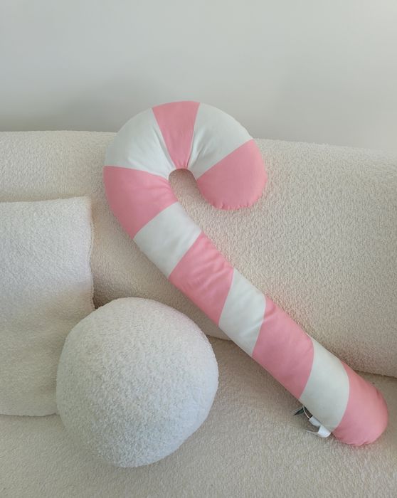 Poduszka świąteczna  aska lizak paski nowa cukierkowa