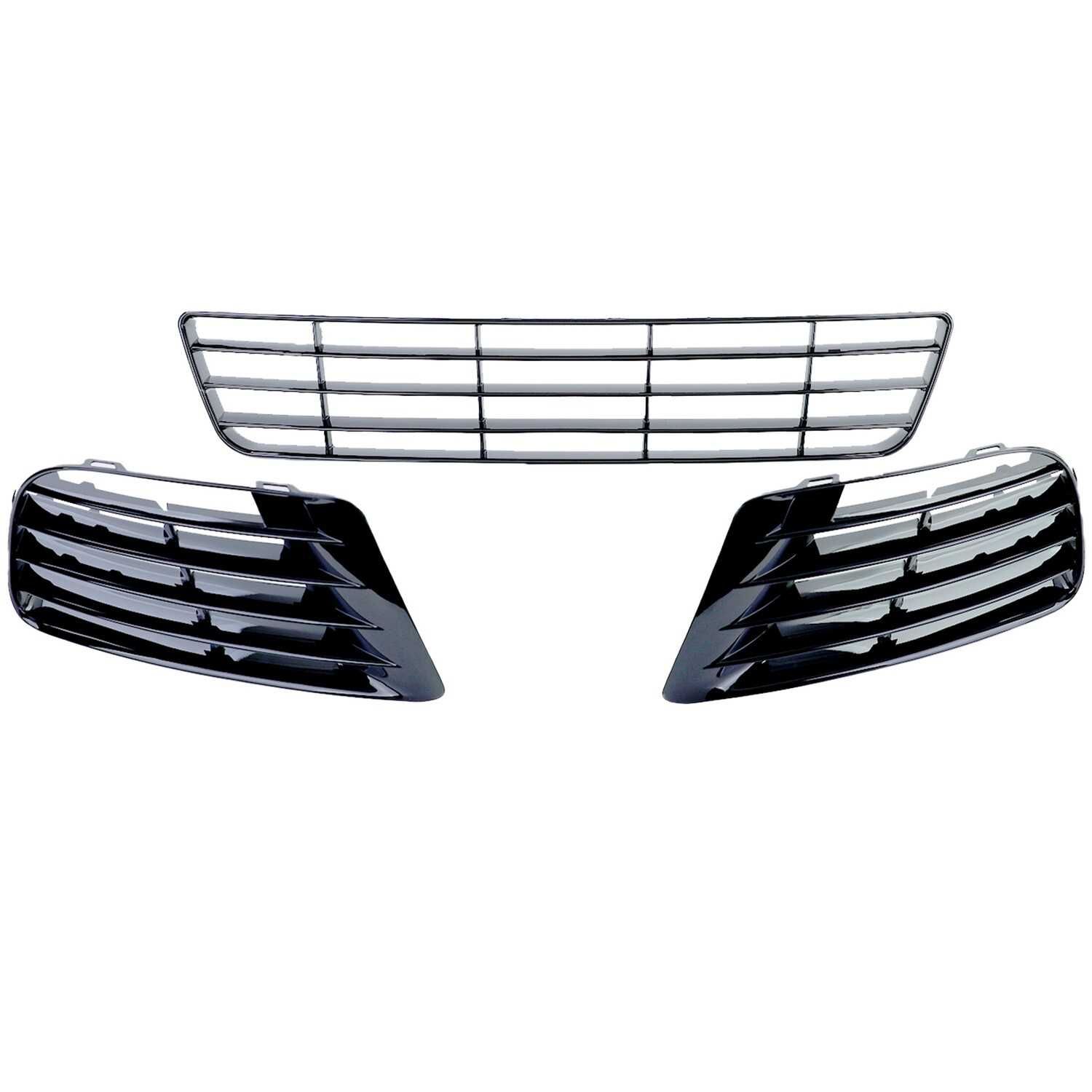 Conjunto grelha de para-choque para Golf 6 de 2009 a 2012 Bumper R20