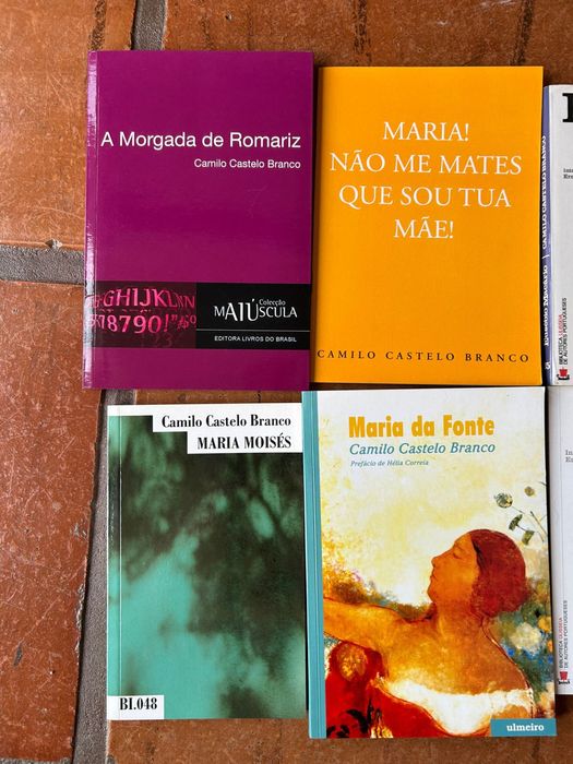Lote livros de Camilo Castelo Branco
