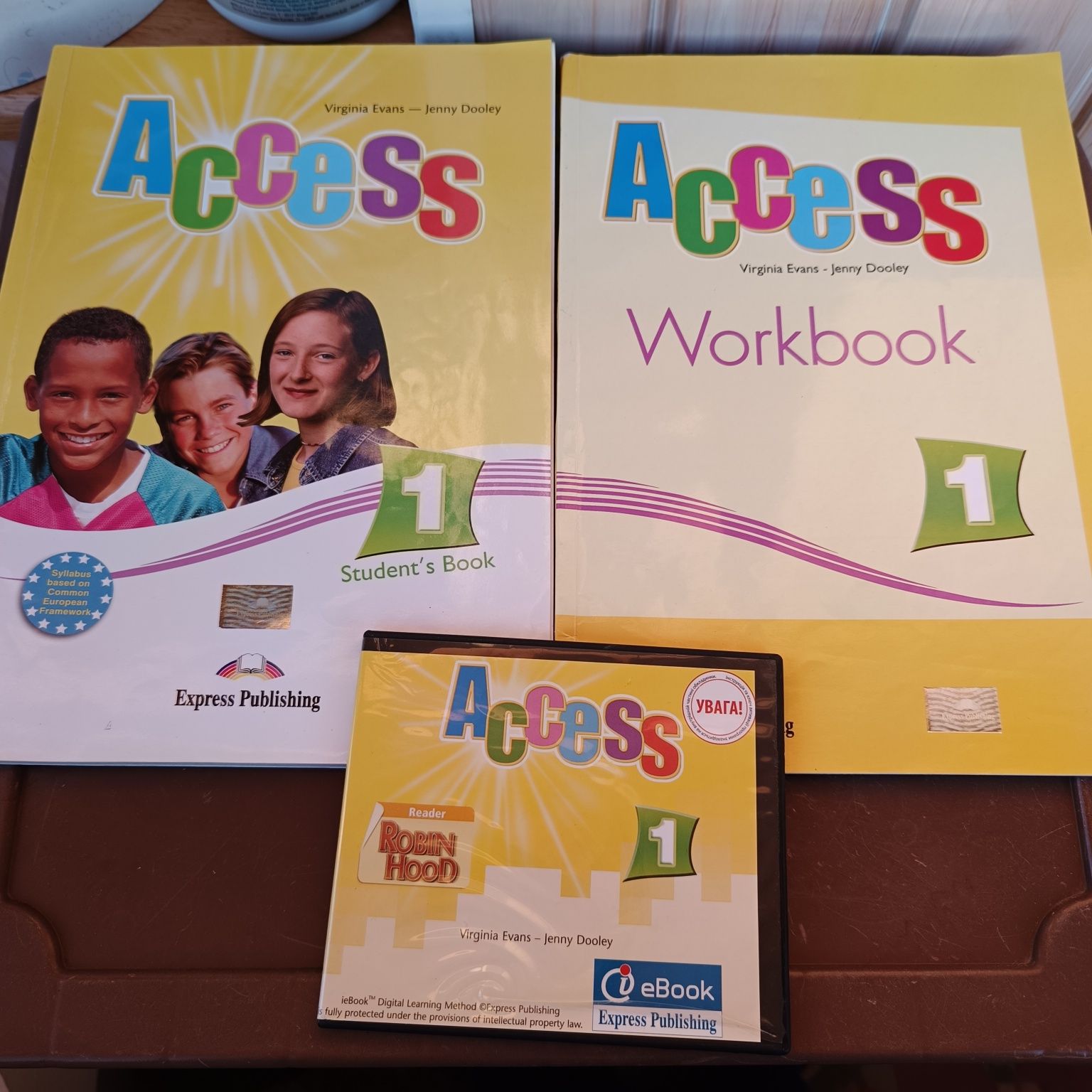 Access 1, комплект Workbook+Student's Book+CD reader Robin Hood