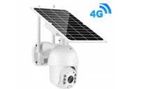 KAMERA SOLARNA obrotowa SIM GSM 4G podgląd na telefonie monitoring
