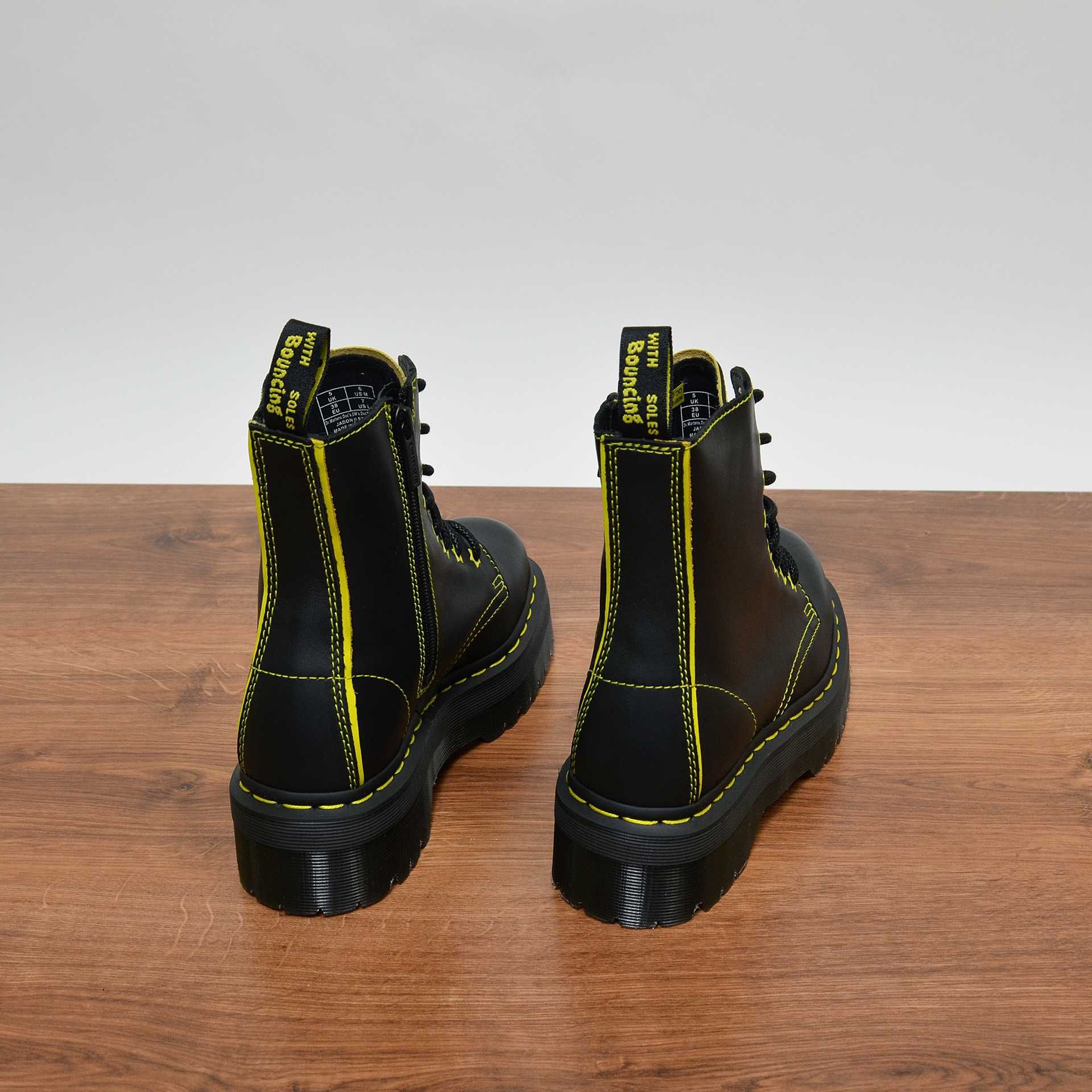 Dr. Martens Jadon II Neon Star кожаные ботинки оригинал 38 / 24см
