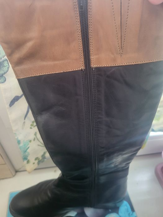 Kozaki Kazar skóra naturalna