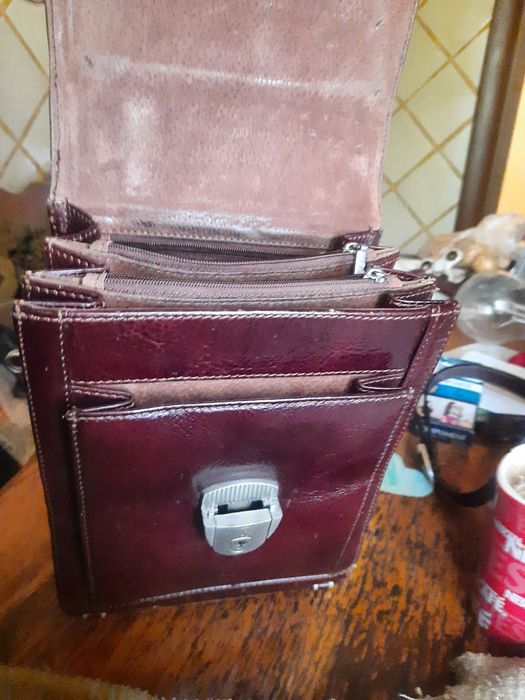 Сумка барсетка мужск. кожа