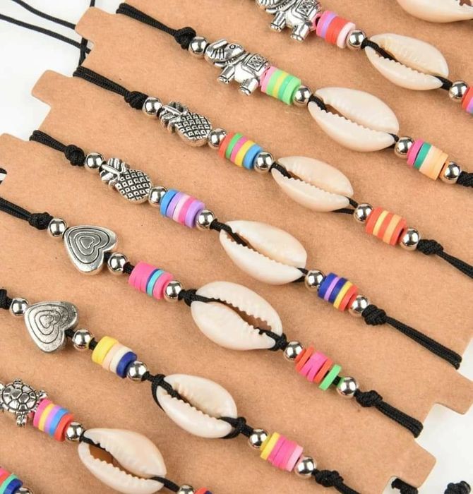 Pulseiras conchinhas