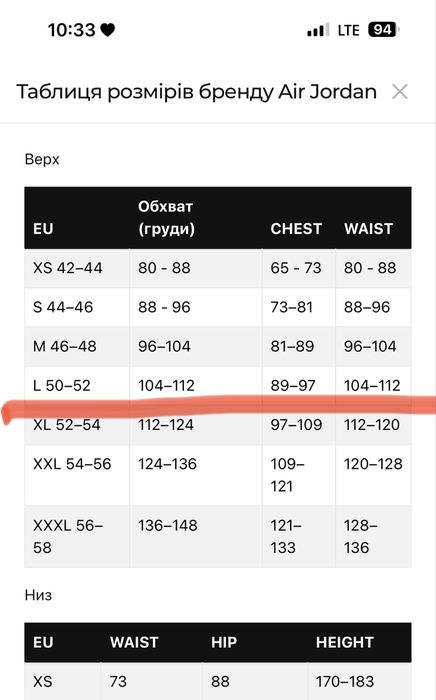 Чоловіча зимова куртка Jordan
