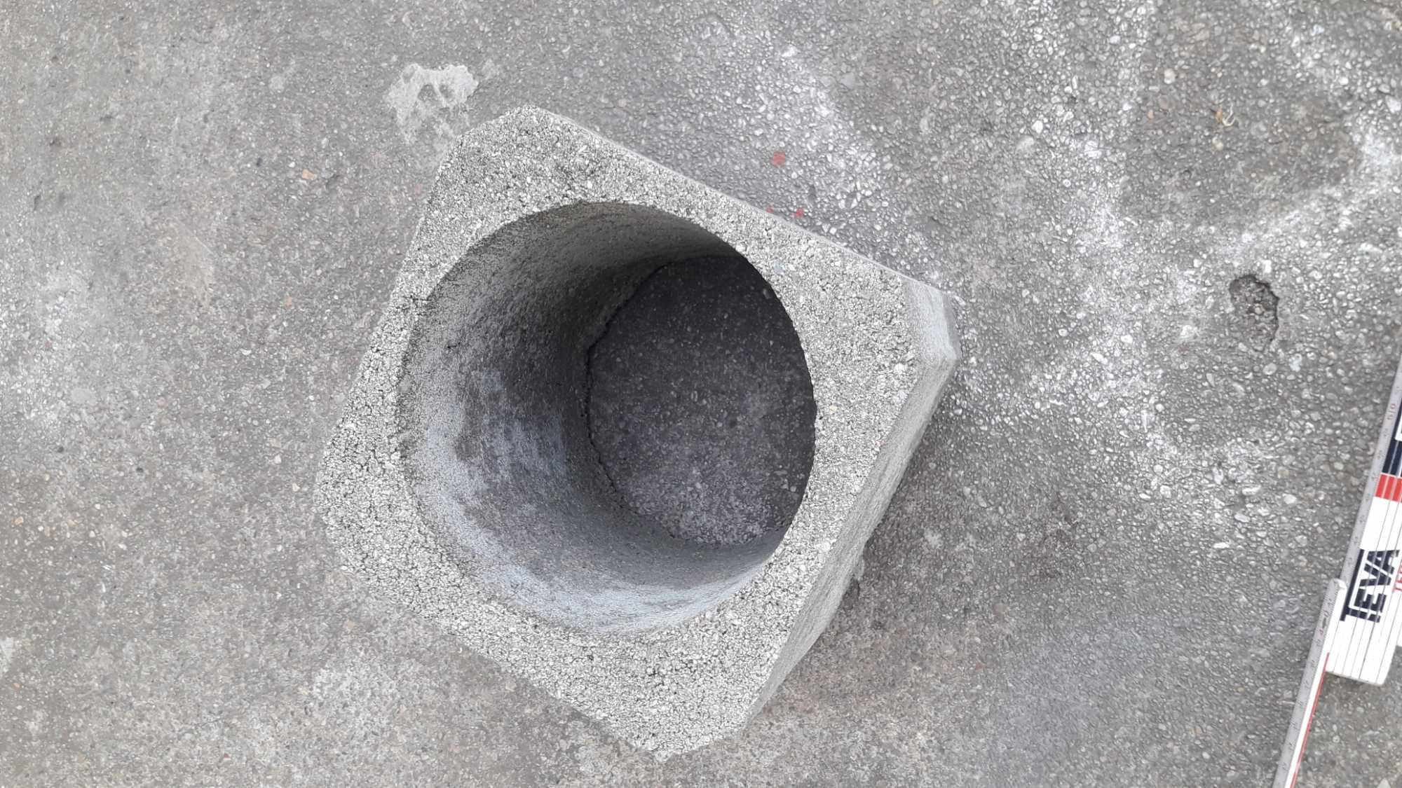 Bloczek pustak betonowy wentylacyjny