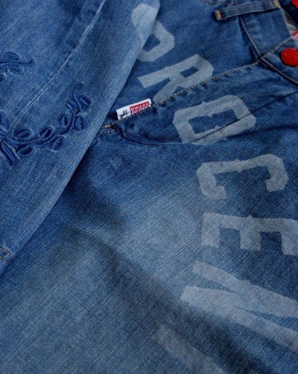 Spodenki krótkie Stoprocent Jeans Shorts Varsity rozm.L używane