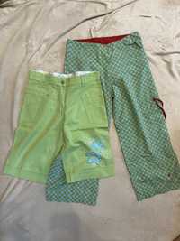 Komplet spodnie zielone 164