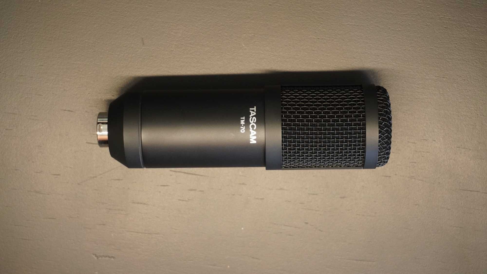 Microfones Dinâmico Tascam TM-70 -Podcast, Streaming e Voz Prof (3 un)