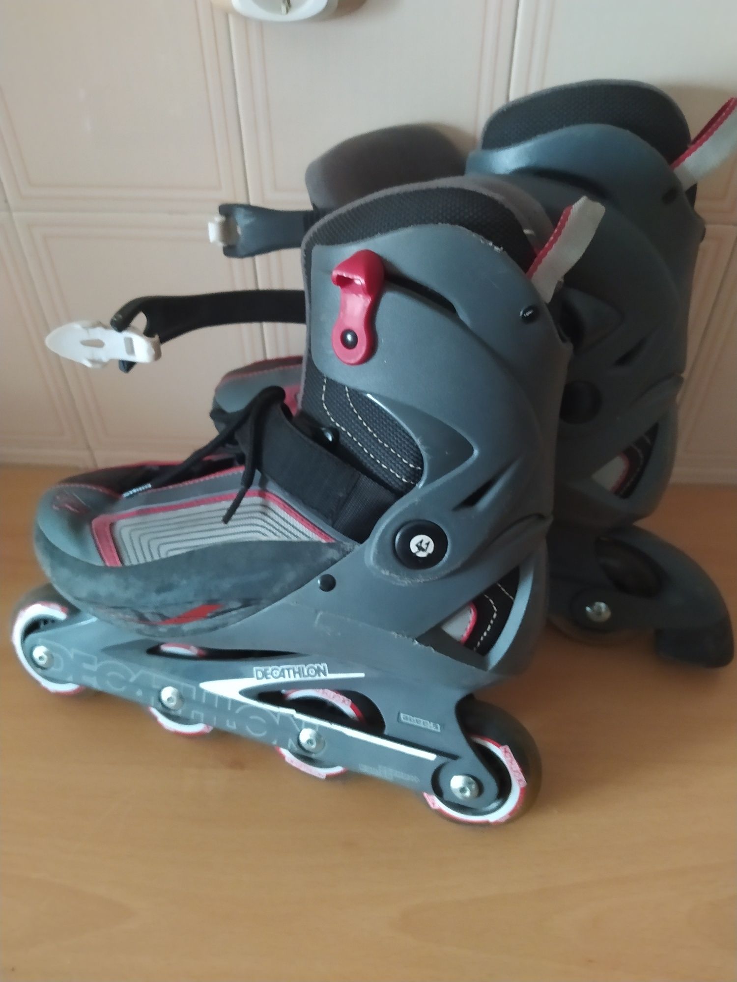 Patins em linha.