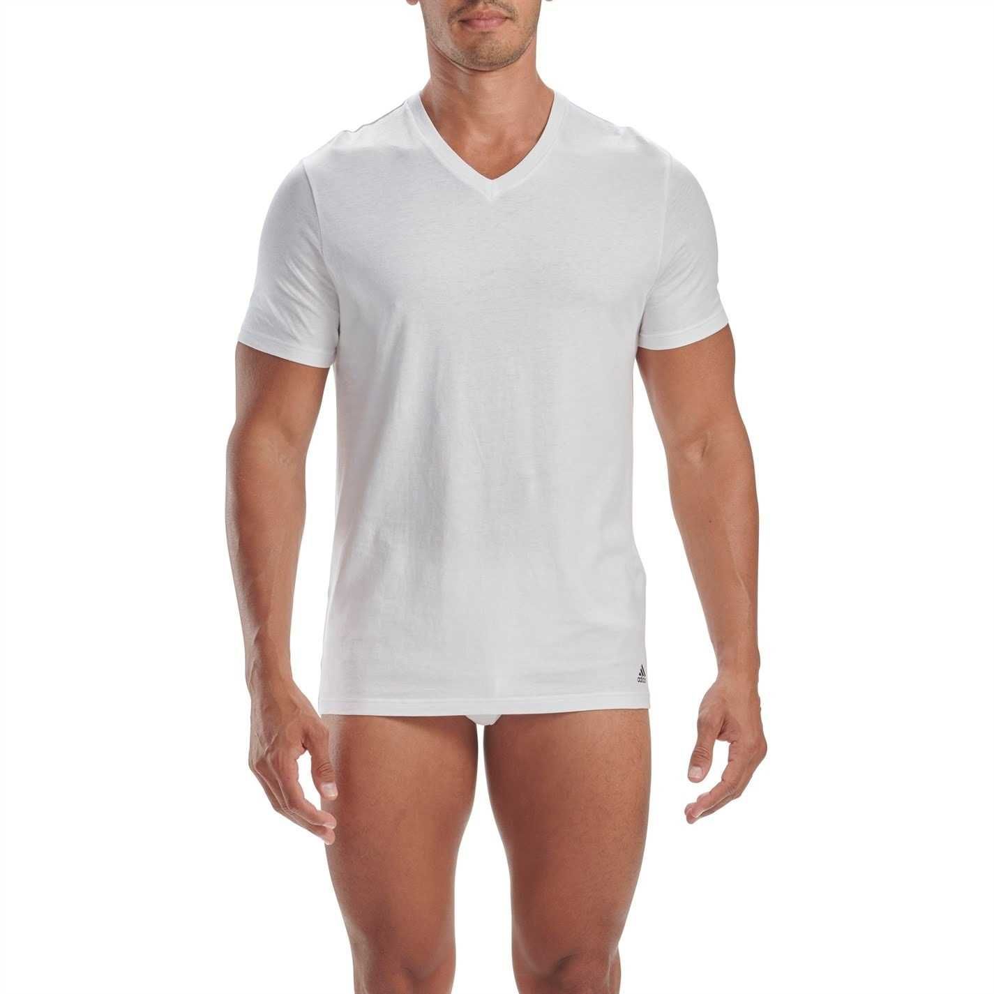 Pack 3 T-shirts Adidas gola em V (XXL)