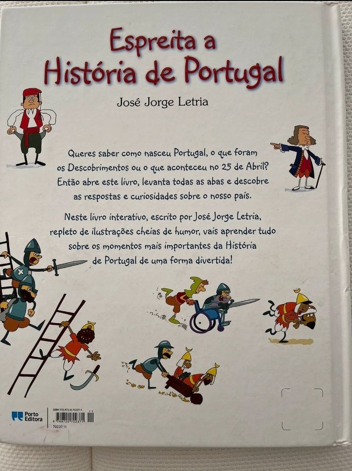 Livro Espreita a História de Portugal