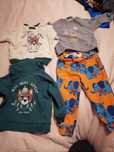 Bluzy 3 szt., spodnie 1szt chłopięce 86/92