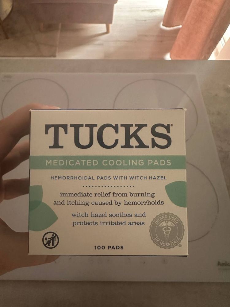 Cooling pads Tucks