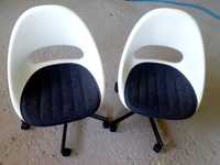 Krzeslo obrotowe ikea z siedziskiem 2 szt