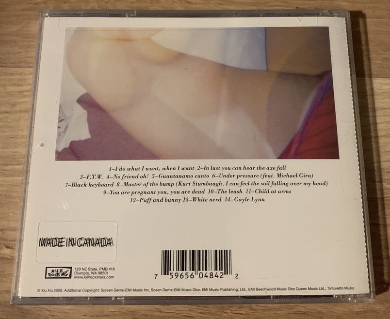 Xiu Xiu - "Women as Lovers" cd dvd limitowana oryginał