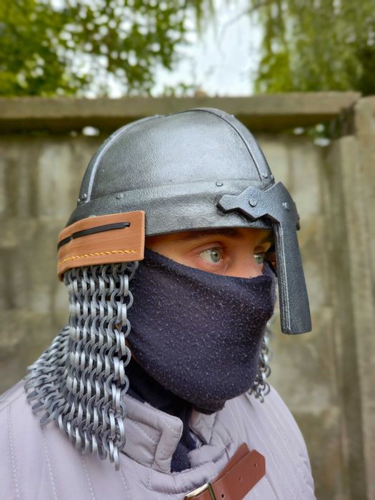 Норманський Шолом (назальний шолом) косплей Ева Фоам