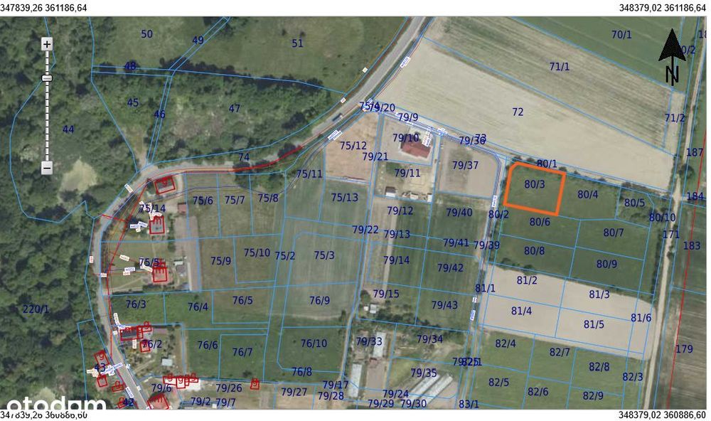Pieknie połozona działka pod Wrocławiem w Dolinie Bystrzycy