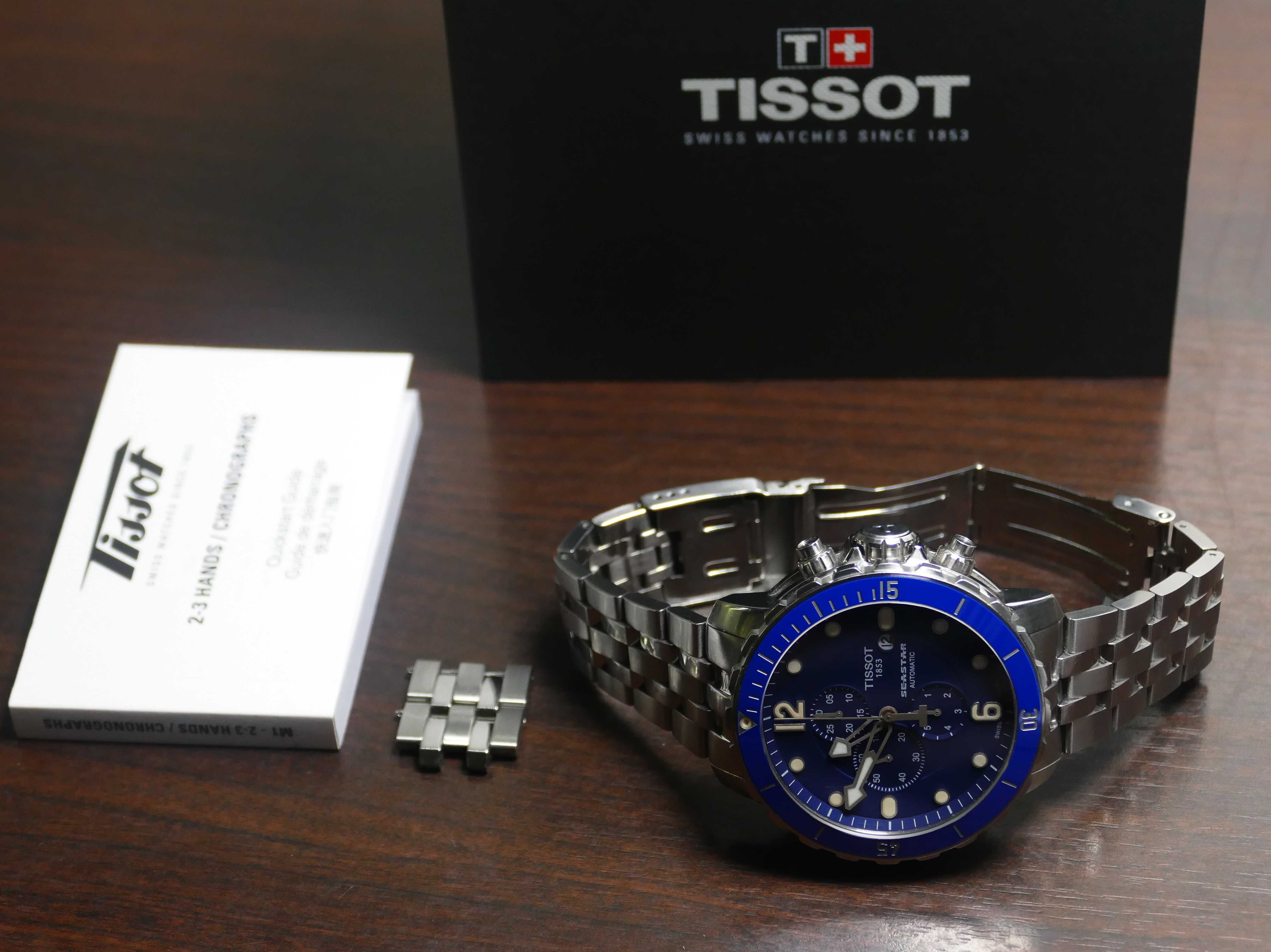 Tissot Seastar 1000 XL: 48 mm Chronograph Blue
