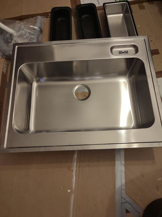 Zlewozmywak stalowy IKEA 80x63cm