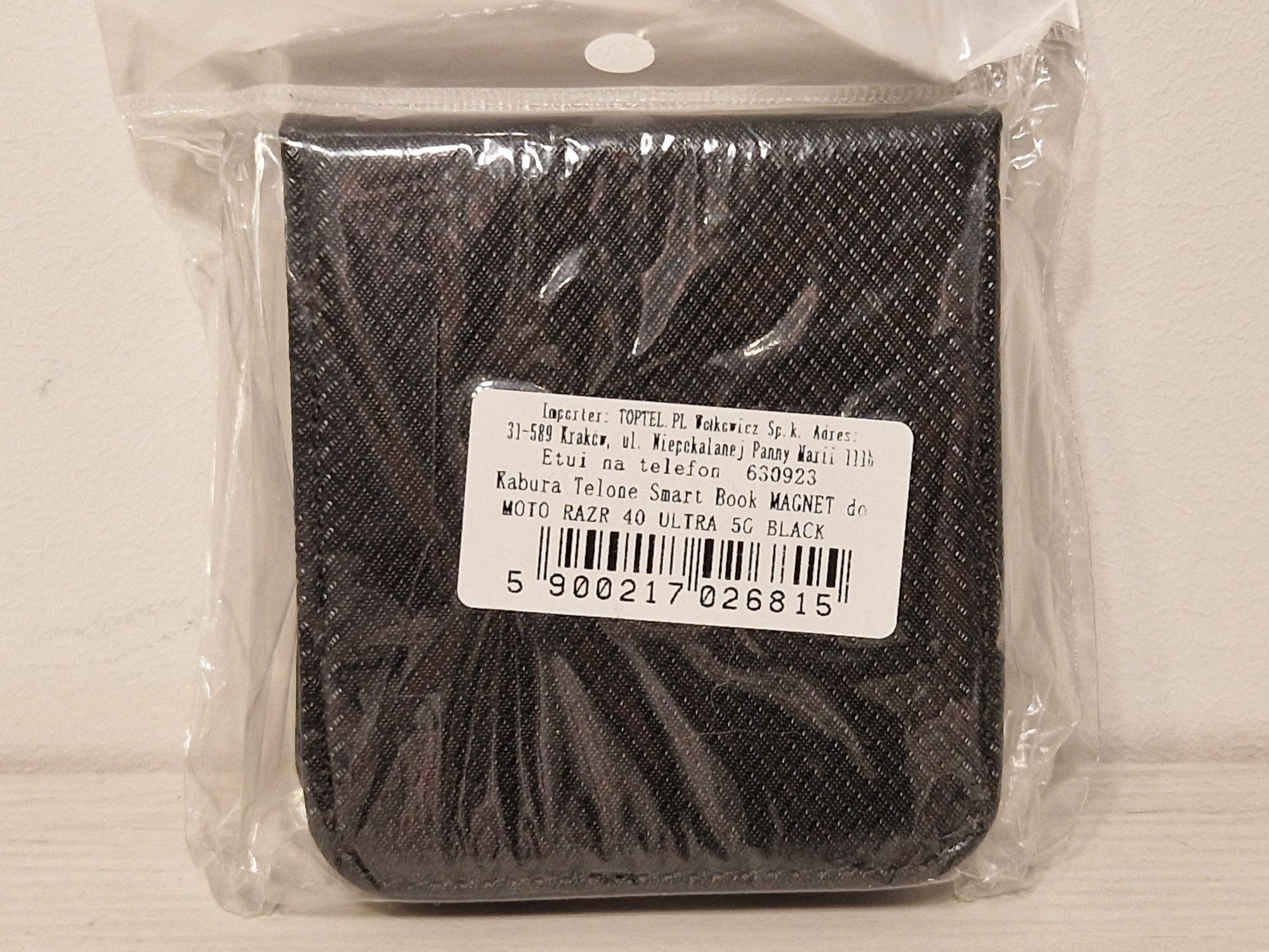 Kabura Smart Book MAGNET do MOTOROLA RAZR 40 ULTRA 5G Czarna
