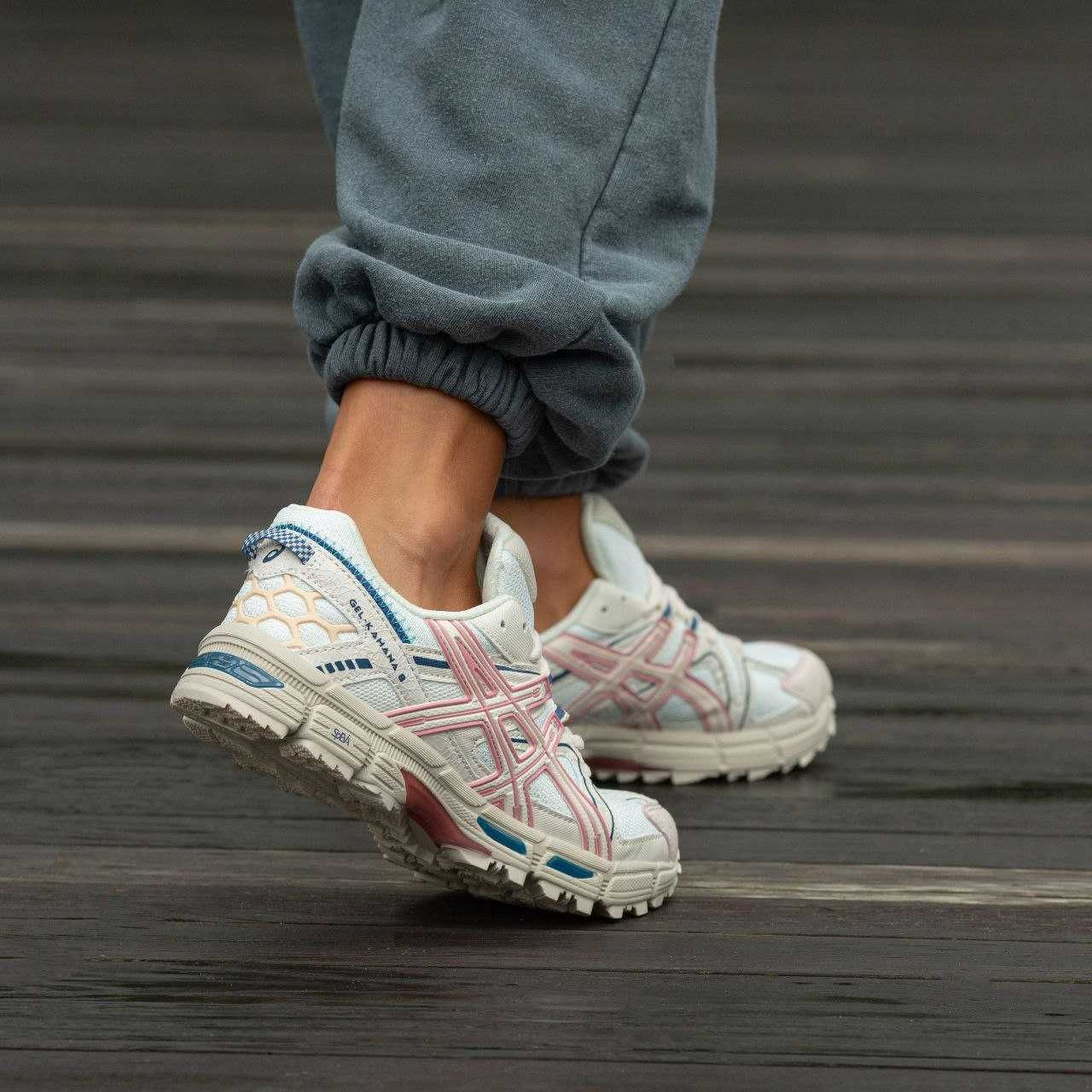 Кросівки Asics Kahana 8 White Blue Pink | Кросівки Асікс