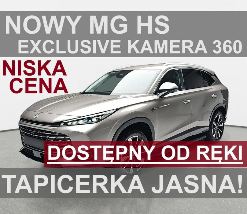 MG HS Nowy MG HS Exclusive 170KM Automat Kamera 360 Panorama 1452zł