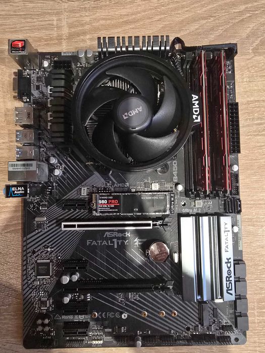 Plyta główna am4/16gb.ram/Ryzen 5 5500/ssd m2 4tb.