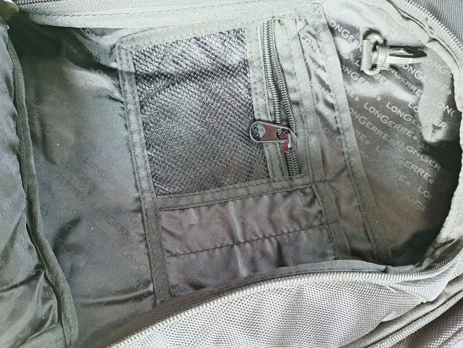 Czarny plecak LONGERRE miejski sportowy