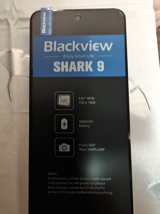 Blackview Smartphone67'' NFC Android 14 5G 24GB/258GB

H